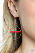 Load image into Gallery viewer, Free Bird Freedom - Red Earrings- Paparazzi Accessories
