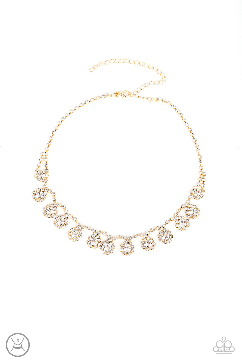 Princess Prominence - Gold Choker Necklace- Paparazzi Accessories