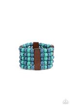 Load image into Gallery viewer, Island Soul - Blue Bracelet -Paparazzi Accessories
