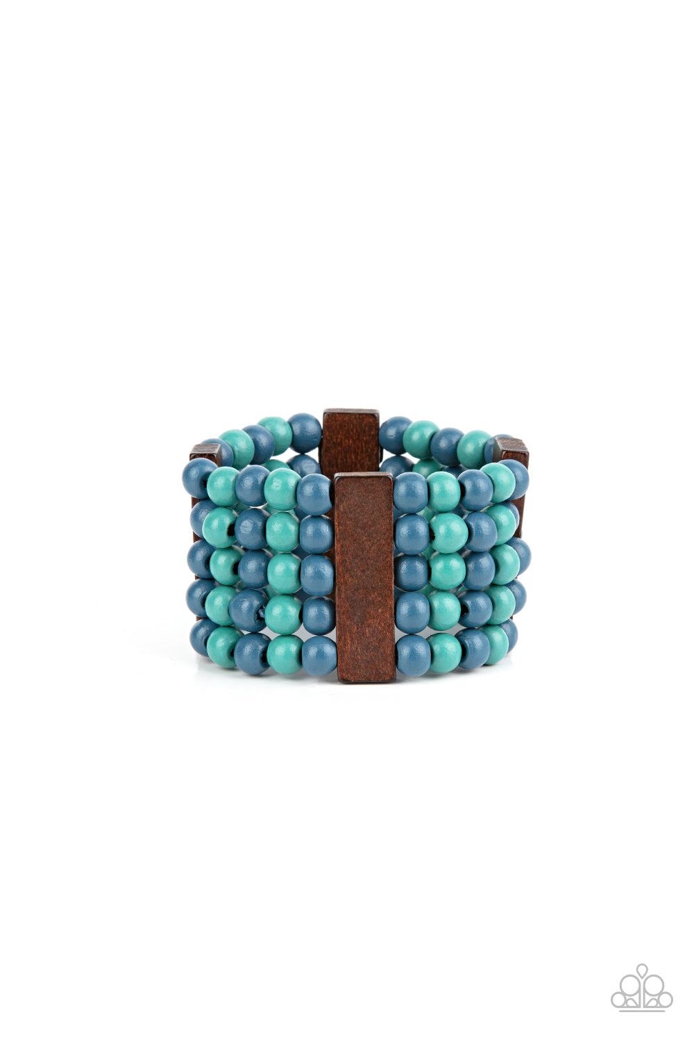 Island Soul - Blue Bracelet -Paparazzi Accessories