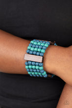 Load image into Gallery viewer, Island Soul - Blue Bracelet -Paparazzi Accessories
