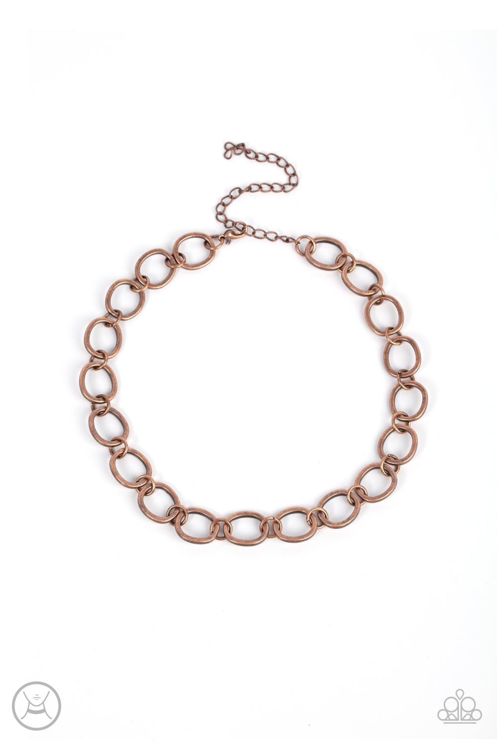 90s Nostalgia - Copper Choker Necklace - Paparazzi Accessories