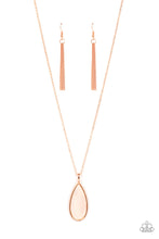 Load image into Gallery viewer, Yacht Ready - Shiny Copper Necklace- Paparazzi Accessories
