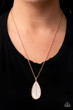 Load image into Gallery viewer, Yacht Ready - Shiny Copper Necklace- Paparazzi Accessories
