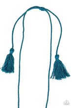 Load image into Gallery viewer, Between You And MACRAMÉ- Blue Necklace- Paparazzi Accessories
