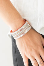 Load image into Gallery viewer, Rebel Radiance- Orange Wrap Bracelet- Paparazzi Accessories
