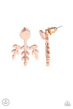 Load image into Gallery viewer, Autumn Shimmer- Shiny Copper Ear Hugger Earrings- Paparazzi Accessories
