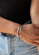 Load image into Gallery viewer, Heap It On- Red Bracelet- Paparazzi Accessories
