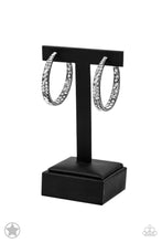 Load image into Gallery viewer, GLITZY By Association- Gunmetal Earrings- BLOCKBUSTER- Paparazzi Accessories
