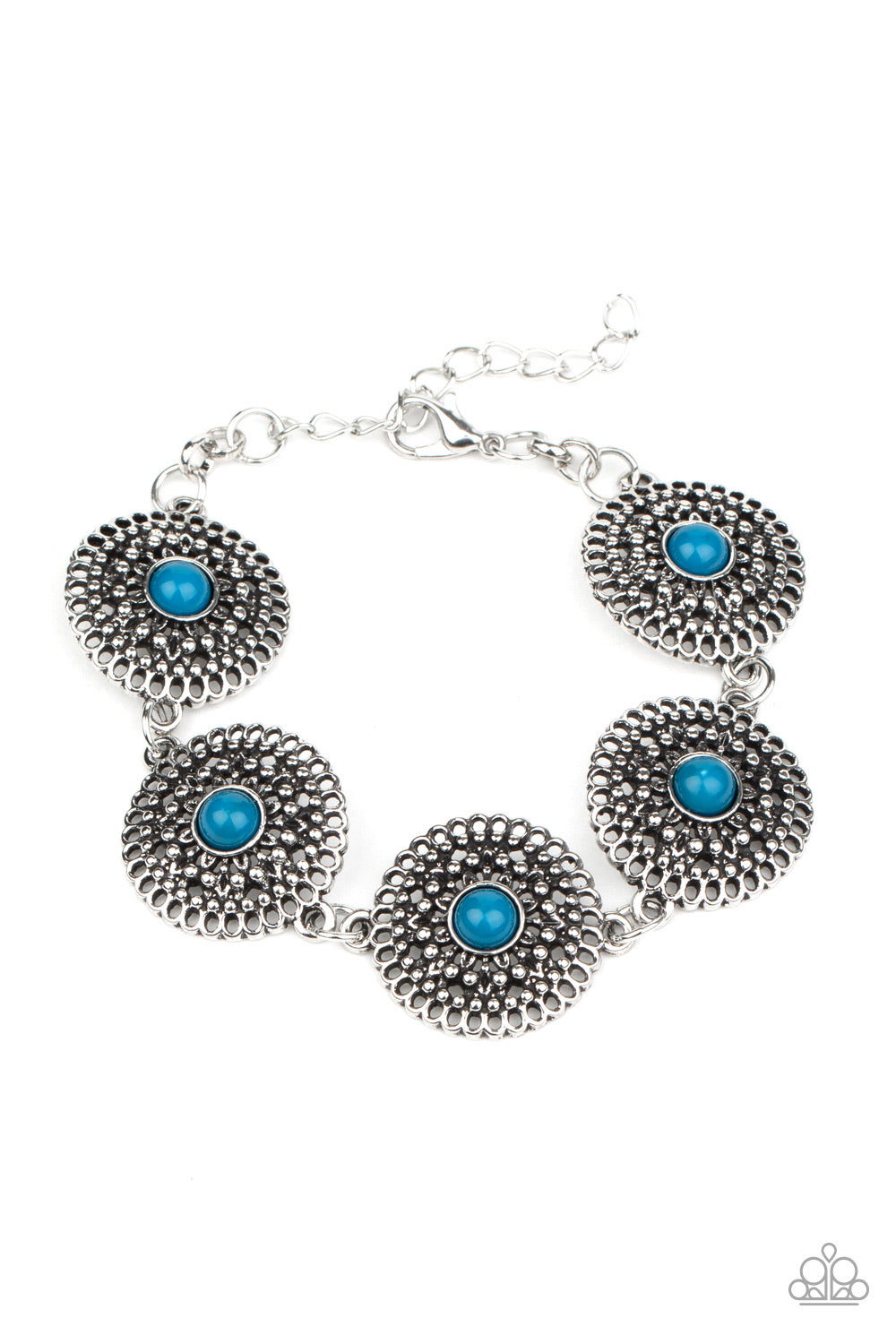 Mojave Mandalas- Blue Bracelet- Paparazzi Accessories