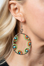 Load image into Gallery viewer, Off The Rim- Multi Earrings- Paparazzi Accessories
