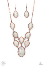 Load image into Gallery viewer, Opulently Oracle- Copper Necklace- FASHION FIX- Paparazzi Accessories
