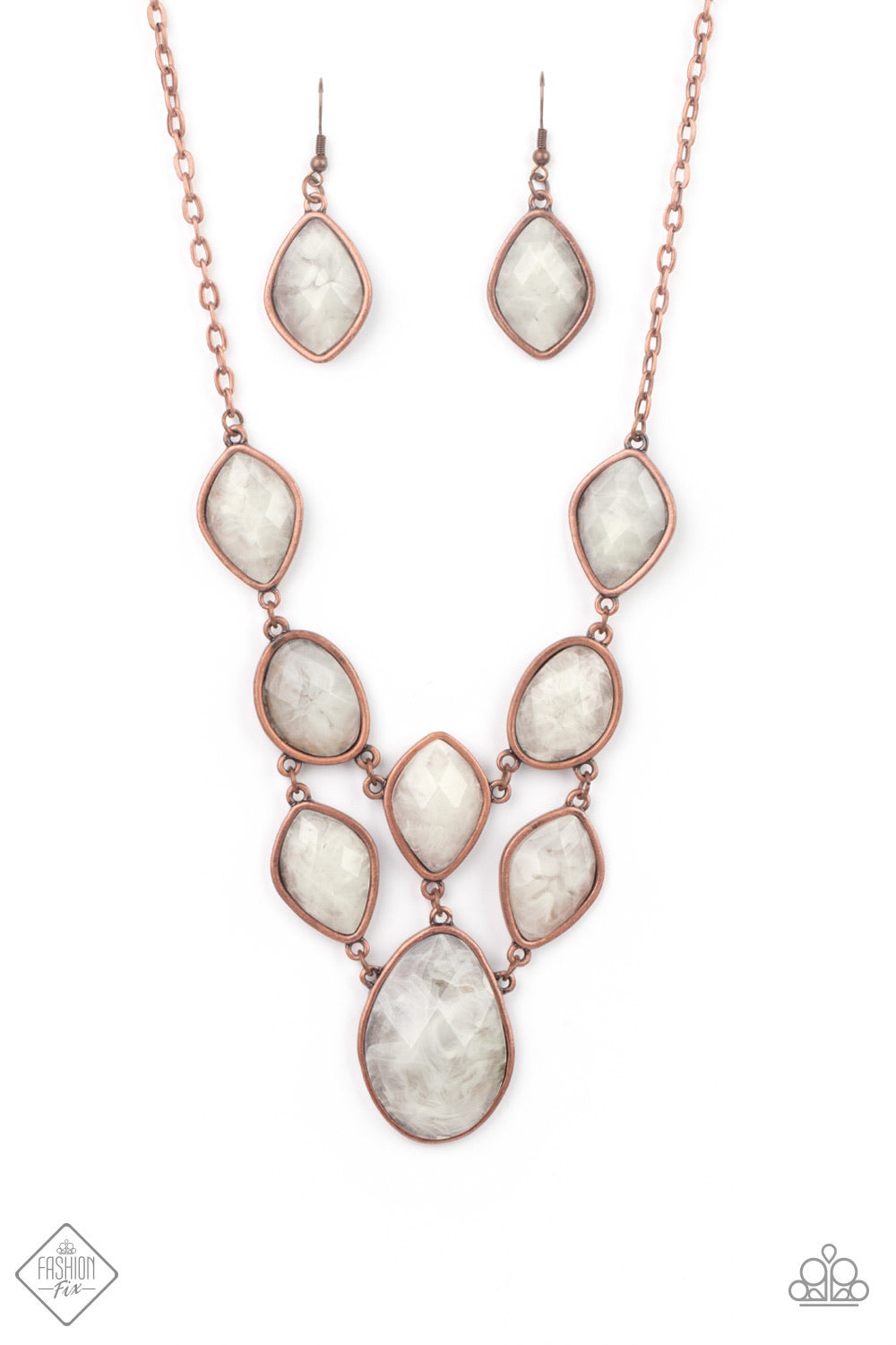 Opulently Oracle- Copper Necklace- FASHION FIX- Paparazzi Accessories