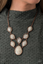 Load image into Gallery viewer, Opulently Oracle- Copper Necklace- FASHION FIX- Paparazzi Accessories
