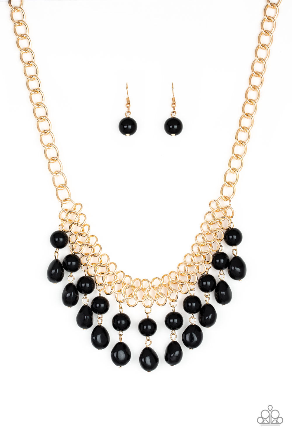 5th Avenue Fleek- Black Necklace- Paparazzi Accessories