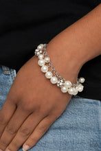 Load image into Gallery viewer, The Grandeur Tour- White Bracelet- Paparazzi Accessories
