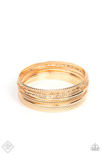 Load image into Gallery viewer, Circlet Circus- Gold Bracelet- FASHION FIX -Paparazzi Accessories
