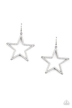 Load image into Gallery viewer, Count Your Stars- White Earrings- Paparazzi Accessories
