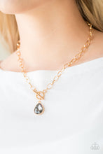 Load image into Gallery viewer, So Sorority- Gold Necklace- Paparazzi Accessories
