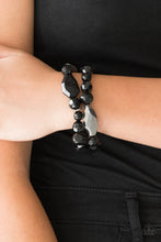 Load image into Gallery viewer, Rockin Rock Candy - Black Bracelet- Paparazzi Accessories
