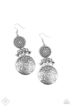 Load image into Gallery viewer, Garden Adventure- Silver Earrings- FASHION FIX- Paparazzi Accessories
