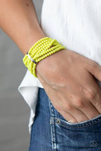 Load image into Gallery viewer, Thank Me LAYER- Yellow Bracelet- Paparazzi Accessories
