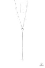 Load image into Gallery viewer, Forget Me Knot- Silver Necklace- Paparazzi Accessories
