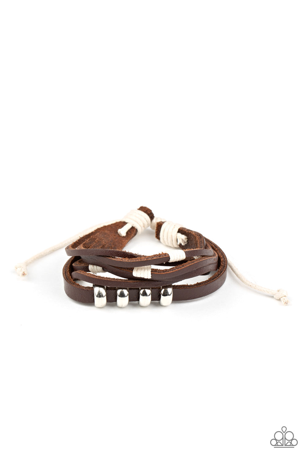 Solo Quest- Brown Urban/Unisex Bracelet- Paparazzi Accessories