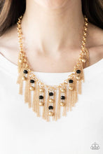 Load image into Gallery viewer, Ever Rebellious- Gold Necklace- Paparazzi Accessories
