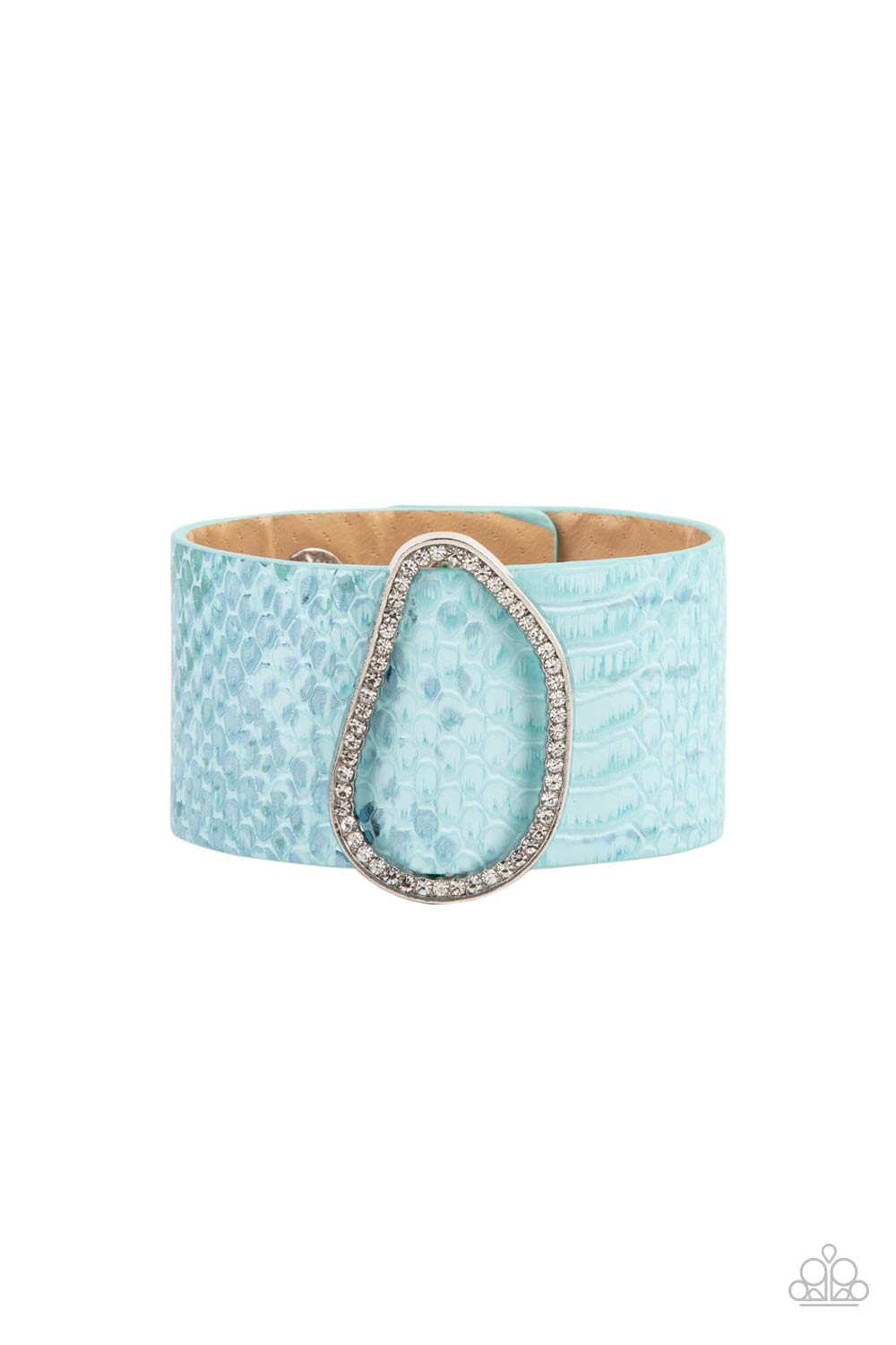 HISS-tory In The Making- Blue Wrap Bracelet- Paparazzi Accessories