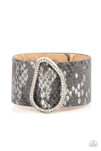 Load image into Gallery viewer, HISS-tory In The Making- Silver Wrap Bracelet- Paparazzi Accessories
